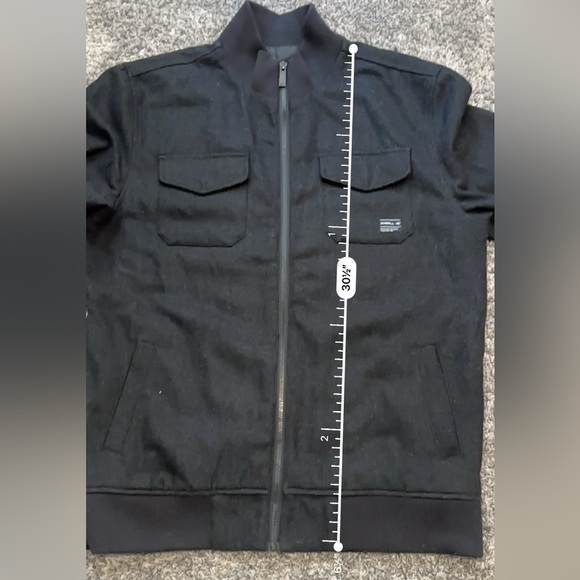 Men’s O’Neill Black Polyester/Wool Jacket - Picture 7 of 9